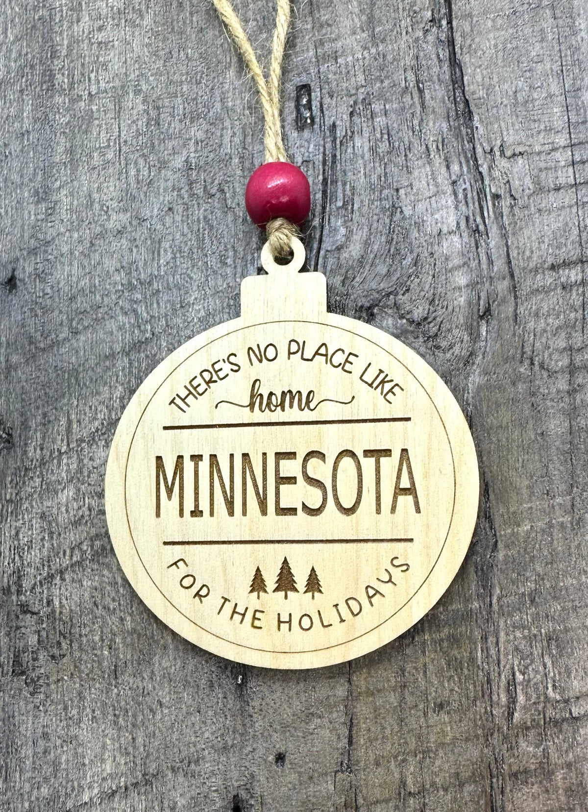 Engraved Christmas Ornament - Custom Location or Zip Code - CBandCO