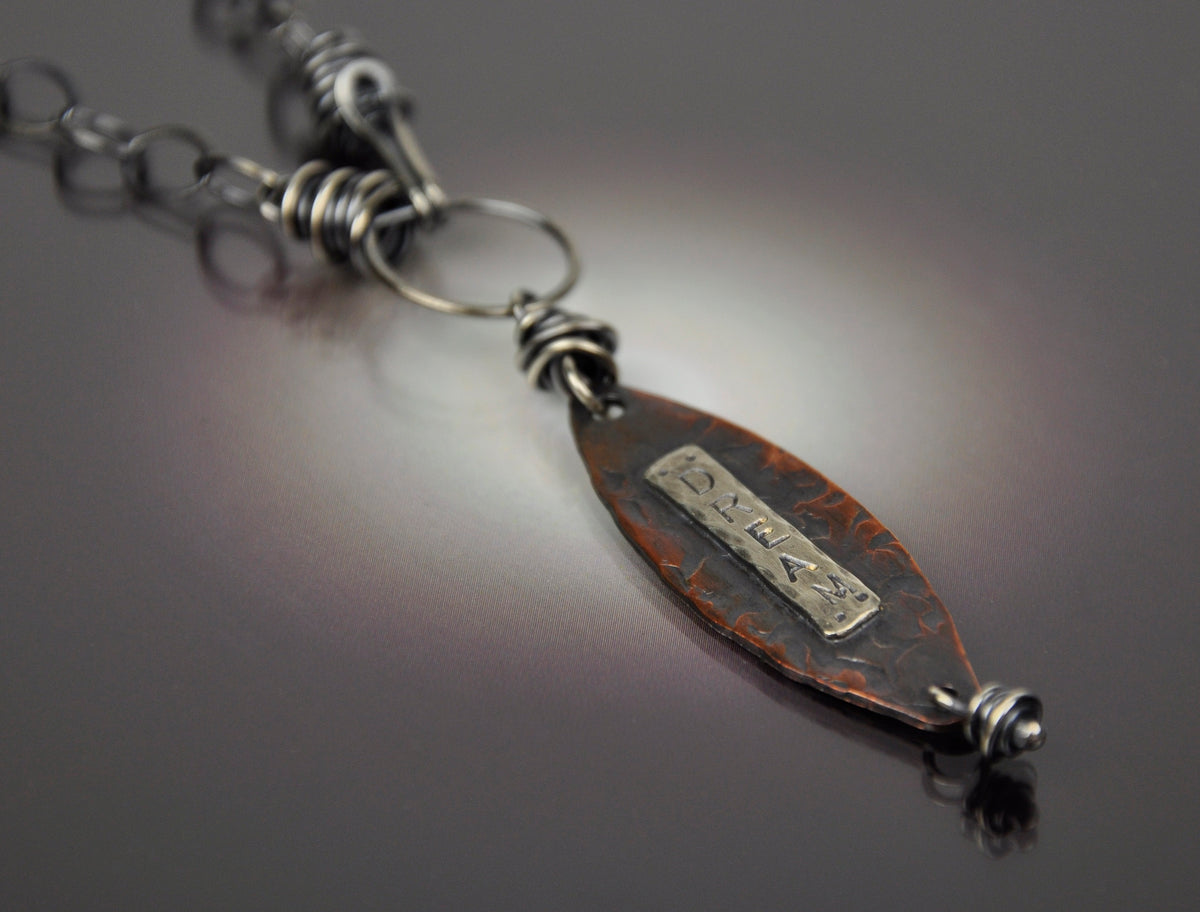 "DREAM" Necklace - Unique Closure - Handmade - CB&CO