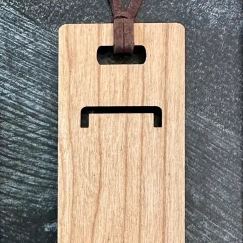 Engraved Hardwood Bookmark - Custom Year Est. State / Arrows