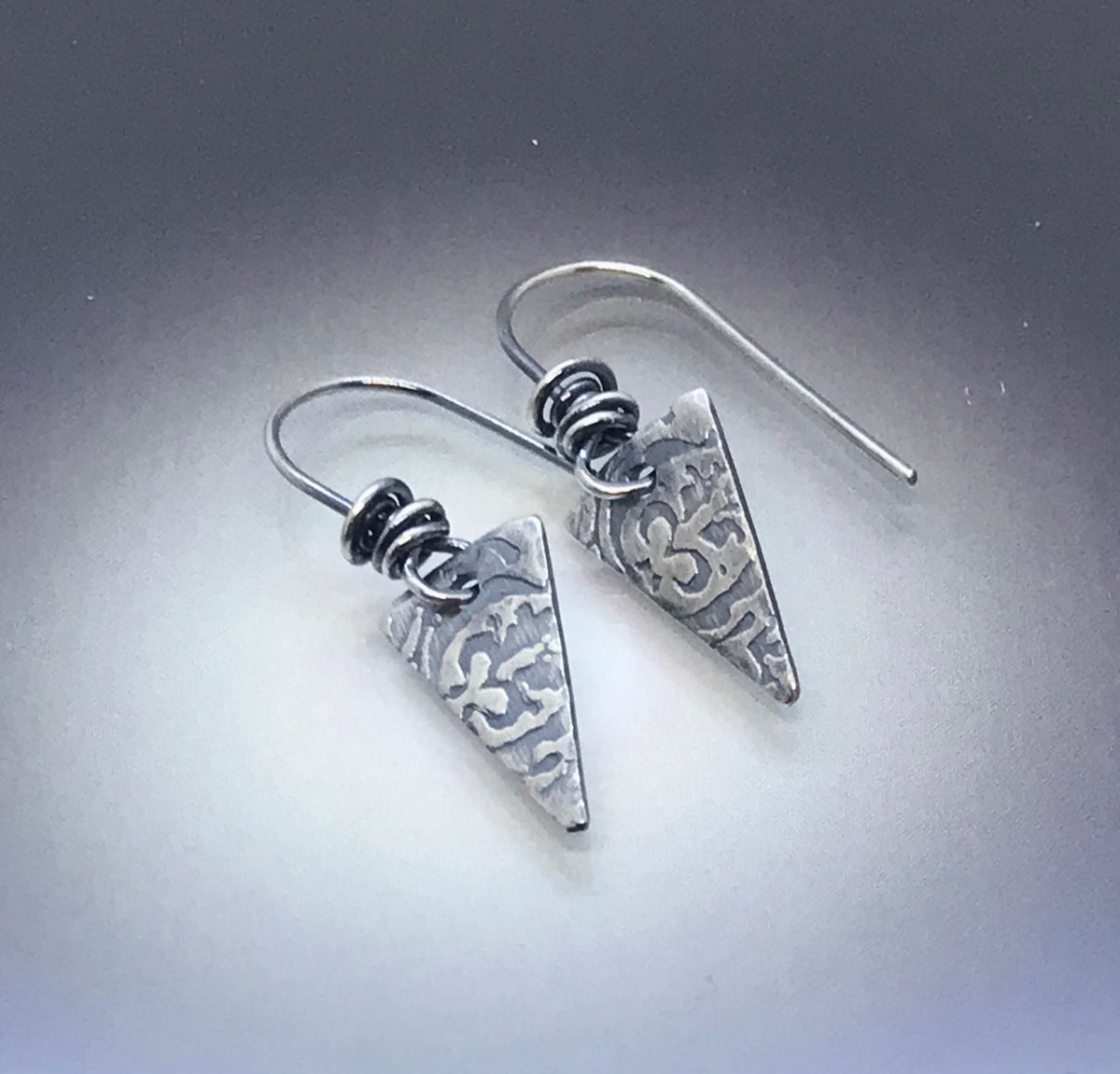Sweet Little Patterned Daggers - Sterling Silver - CB&CO