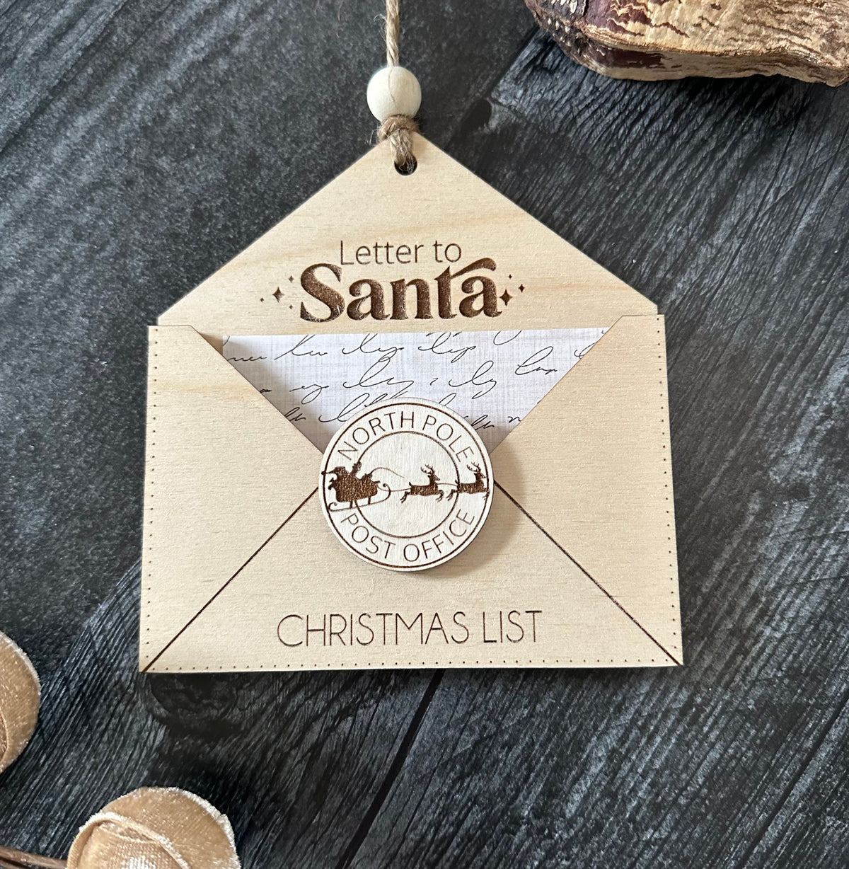 Letter to Santa Envelope Ornament - CBandCO - CB&CO